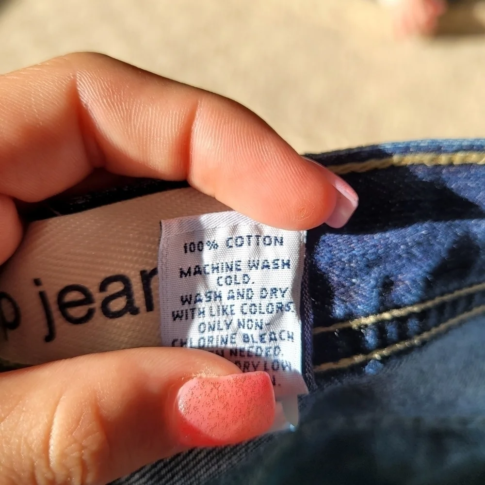 Gap Dark Wash Jean Mini Skirt 0